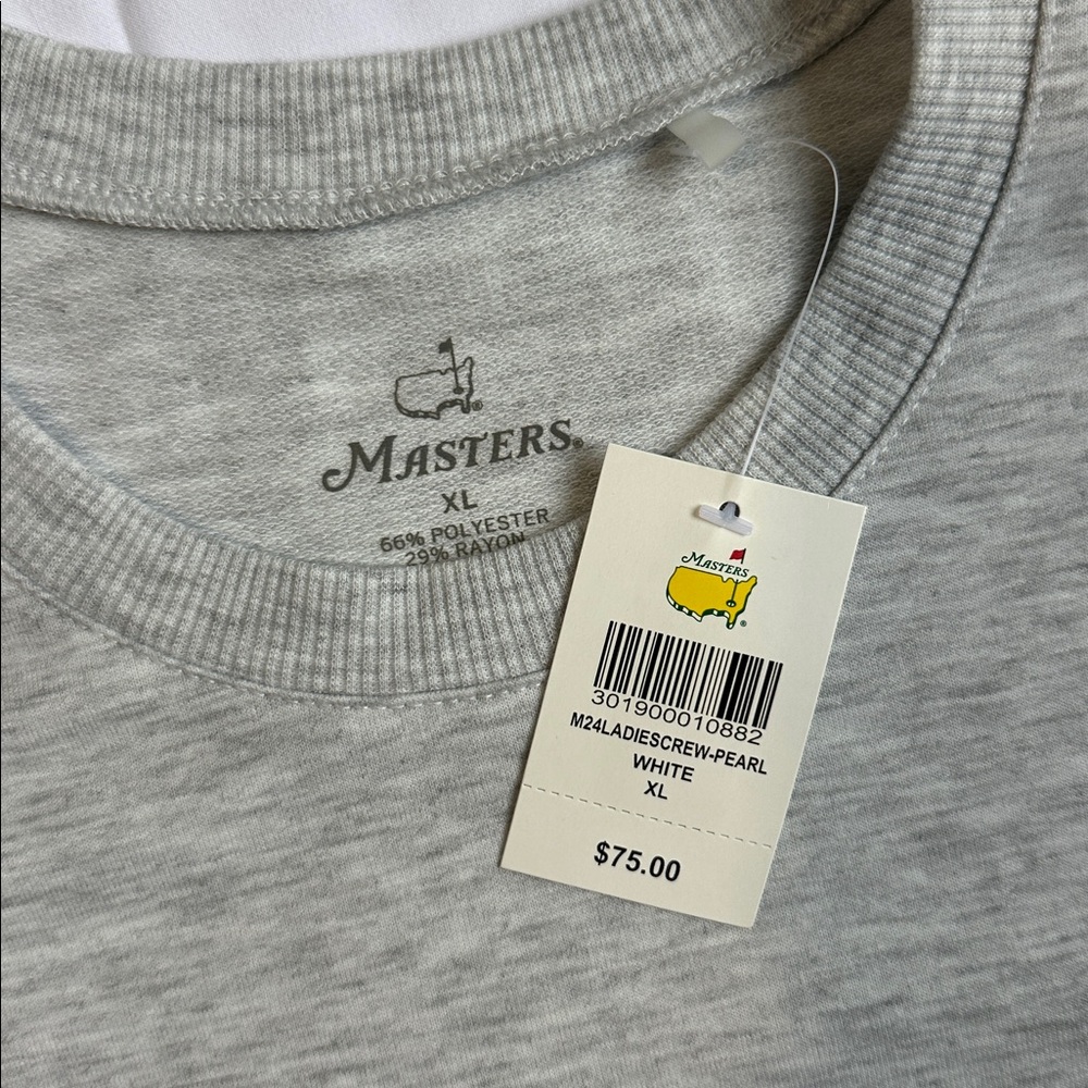 Masters Light Gray Crewneck Swestshirt - Picture 2 of 4